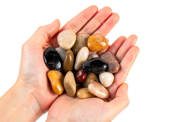 GASPRO Polished Pebbles Landscaping Rocks Plant Decor-4
