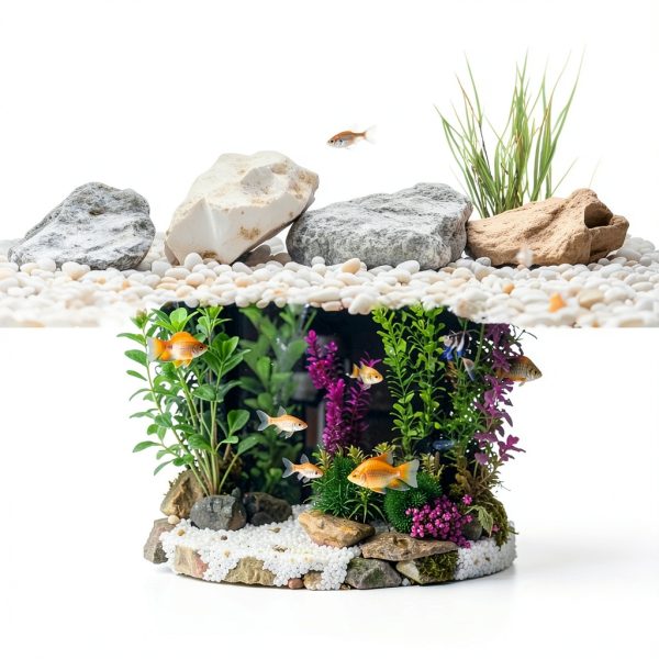 Sukh White Pebbles Natural Decorative Stones Indoor Plants-4