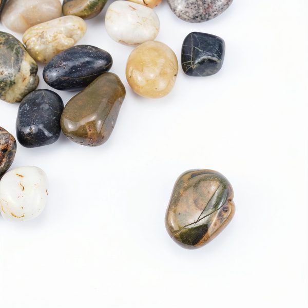 QPEY Bonsai Pebbles Natural Stones Garden Decoration Rocks-1