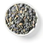 CJGQ Natural River Rocks Grey Landscaping Pebbles Smooth-0
