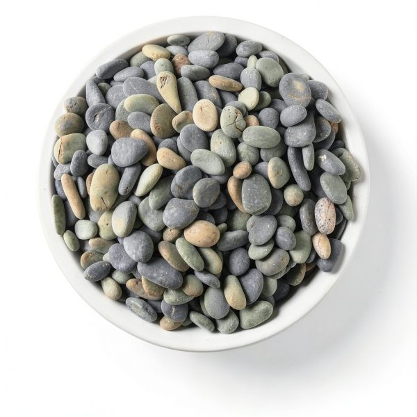 CJGQ Natural River Rocks Grey Landscaping Pebbles Smooth-0