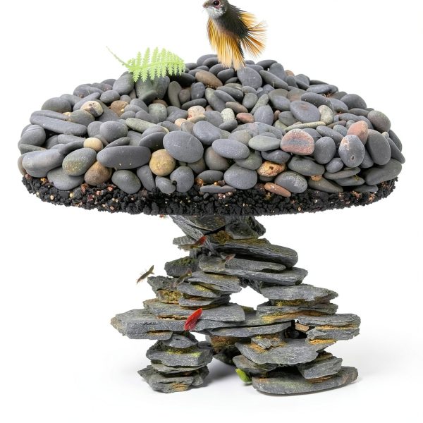 CJGQ Natural River Rocks Grey Landscaping Pebbles Smooth-4