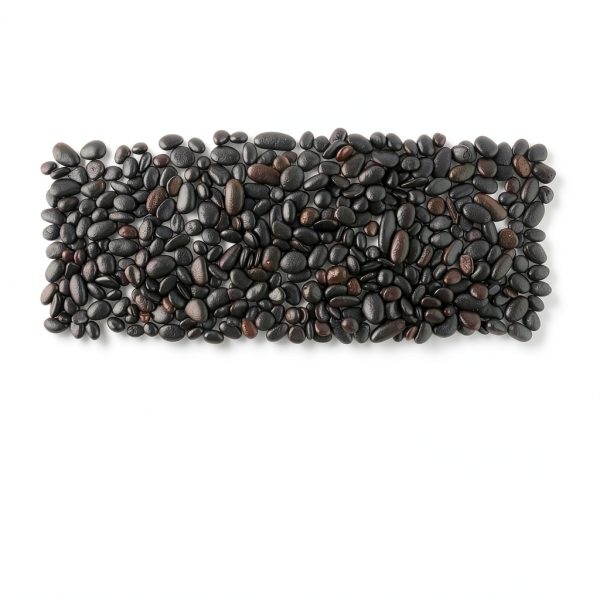 Mulctun Polished Black River Rocks Landscaping Pebbles-4
