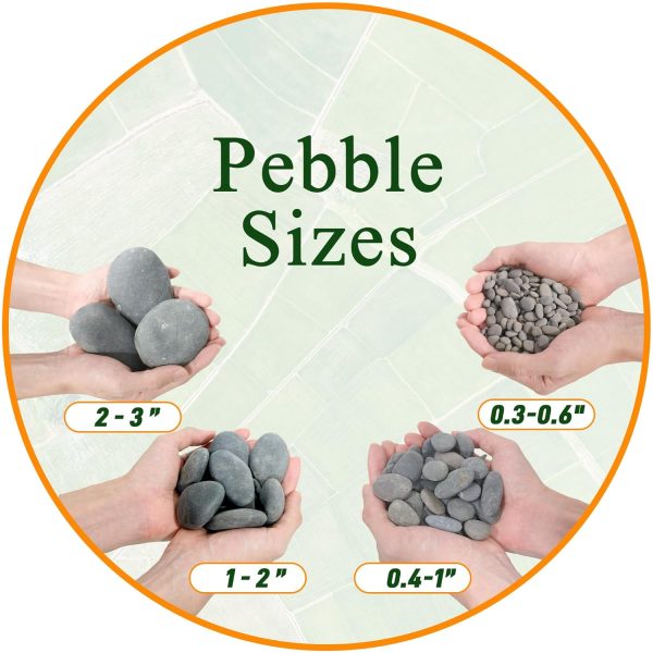 Quibbay Mexican Beach Pebbles Natural River Rocks-1