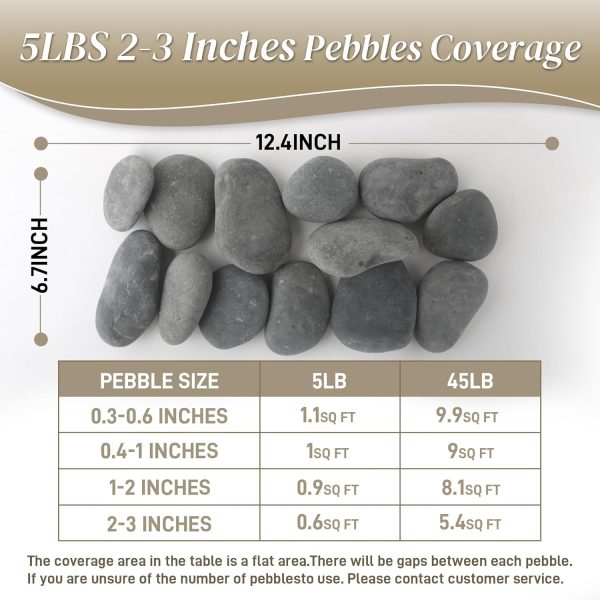 Quibbay Mexican Beach Pebbles Natural River Rocks-6