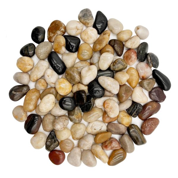 RITOLLO Decorative Pebbles Mixed Color Landscaping Rocks-0
