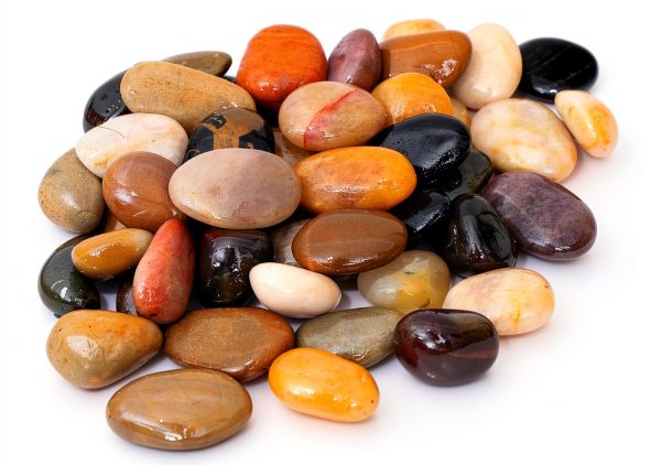 Calofulston Landscaping Pebbles Smooth River Rocks Garden-0