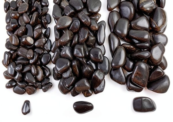 FANTIAN Black River Rocks Landscaping Pebbles Natural-1