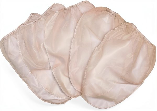 50 Pack Paint Strainer Bag (1 Gallon Bucket Size) - 200 Micron Fine Mesh Disposable Bag Filters with Elastic Top Opening - Perfect Filter Bags for Use with Paint Guns and Sprayers-1