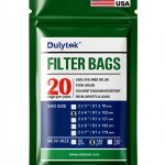 Dulytek Premium Nylon 20 Pcs Filter Bags, 100 Micron, 2" x 4", Double-Stitching, Zero Blowouts, Made in the USA-0