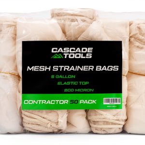Paint Strainer Bag 50 Pack Cascade Tools 5 Gallon 200 Mesh Filter-0