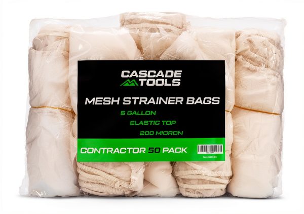 Paint Strainer Bag 50 Pack Cascade Tools 5 Gallon 200 Mesh Filter-0