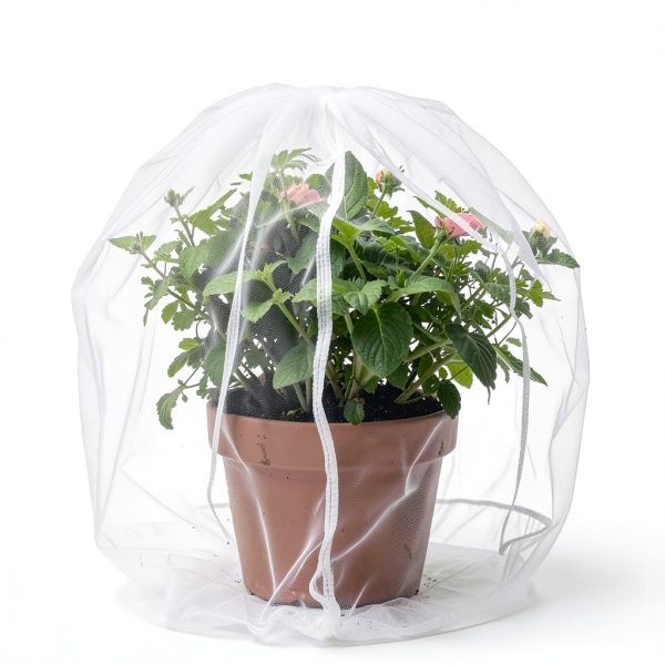 SHENLIU 60 Pieces Paint Strainer Bags 1 Gallon, White Fine Mesh Disposable Paint Filter Bag with Elastic Drawstring Top Opening for Gardening-3