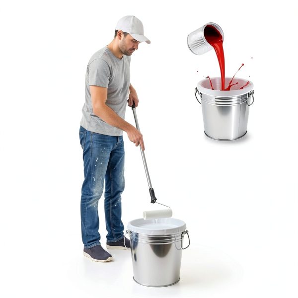 SHENLIU 60 Pieces Paint Strainer Bags 1 Gallon, White Fine Mesh Disposable Paint Filter Bag with Elastic Drawstring Top Opening for Gardening-2