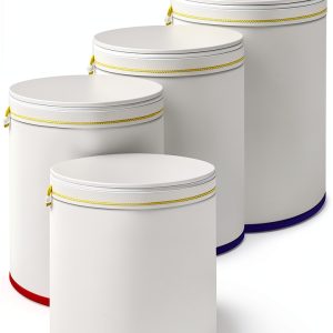 Micron Filtration Bags, 220...25 Microns, Durable Non - Toxic Material, for Filtration in Brewing/Chemical/Food, 5 Pcs (5Gallon-White)-0