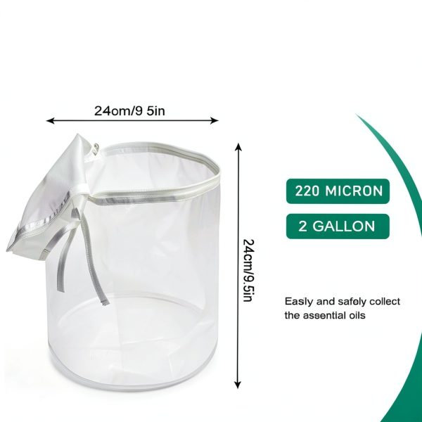 Agroplus Reusable 2 Gallon 2-Pack 220 Micron Zipper Filter Bag Nylon-2