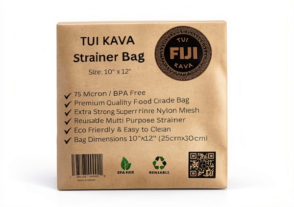 Traditional Kava Strainer Filter 75 Micron Nylon - TUI KAVA - 10x12in-2